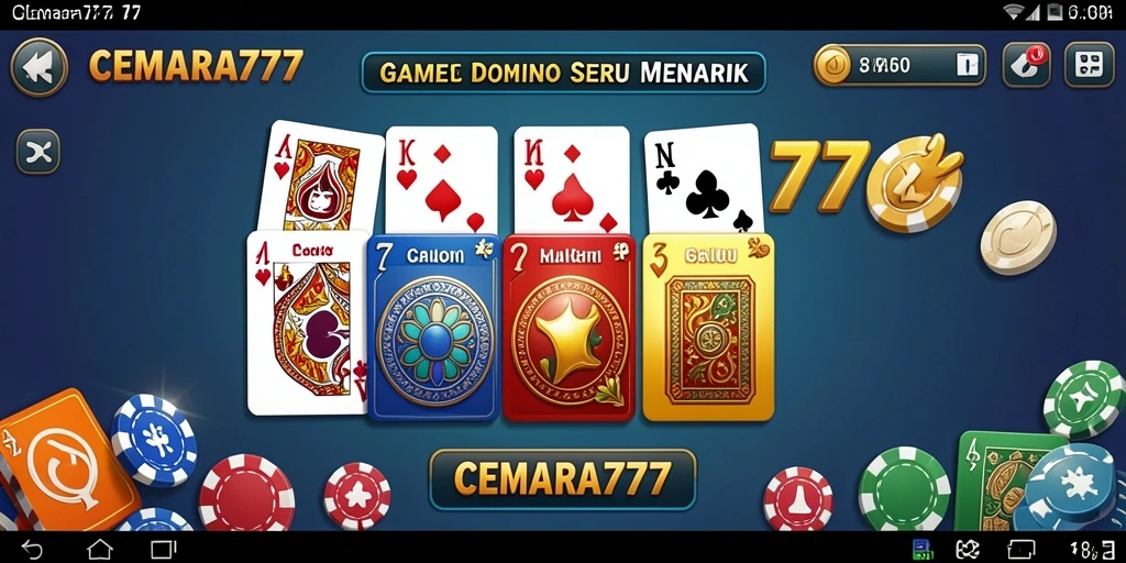 Tampilan gameplay seru CEMARA777 yang menarik dan interaktif.