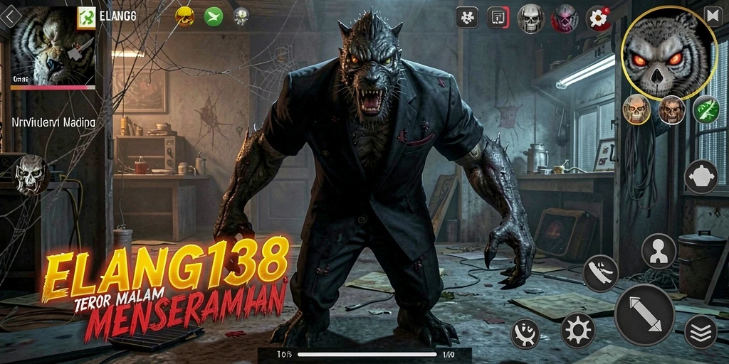 Gameplay menakutkan di ELANG138 dengan atmosfer Horror.