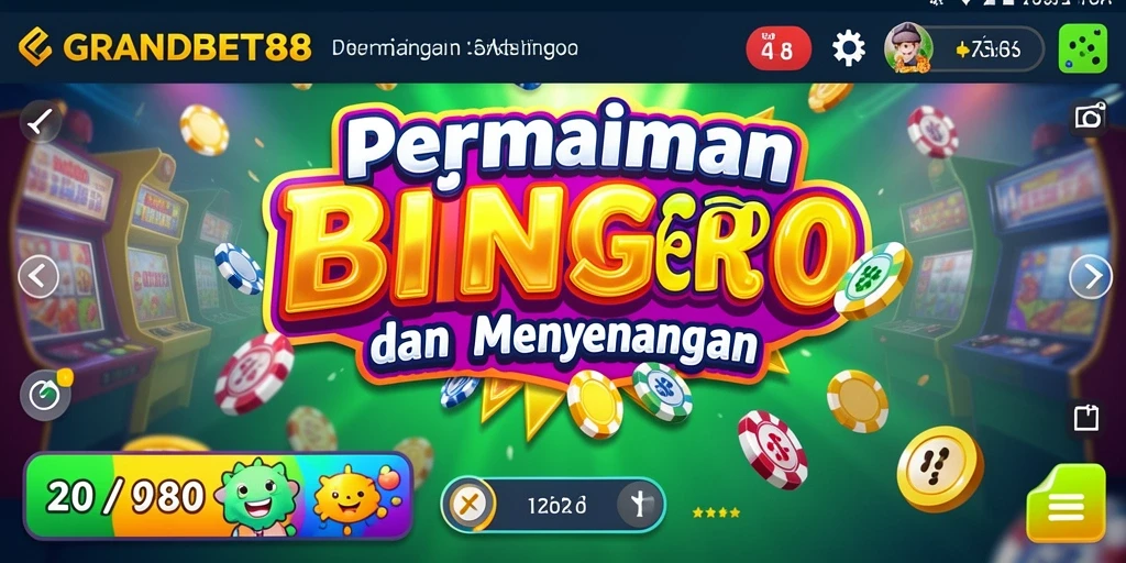 Tampilan gameplay seru di GRANDBET88 Bingo.