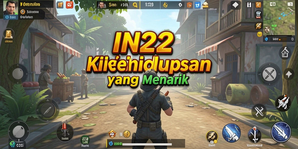 Tangkapan layar IN22 menampilkan gameplay simulasi yang menarik dan interaktif.