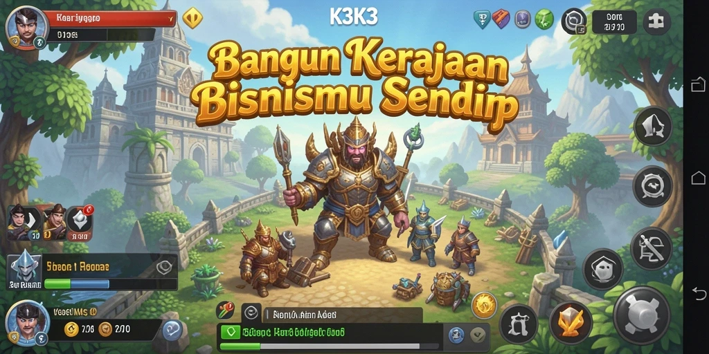 Tampilan gameplay K3K3 yang menarik dan mengasyikkan.