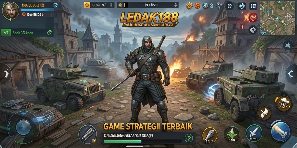 Tampilan gameplay seru di LEDAK188 dengan strategi yang mendalam.