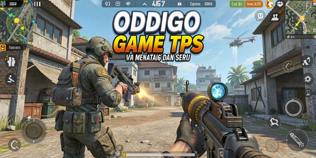 Tampilan yang mendebarkan dari gameplay ODDIGO TPS.