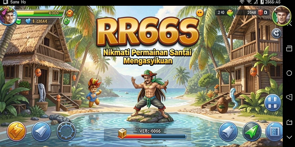 Tampilan gameplay <strong>RR666</strong> yang santai dan menghibur.