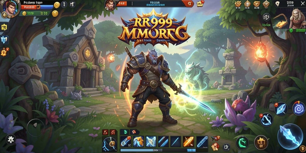 Gameplay menarik MMORPG dengan petualangan seru dan pertarungan strategis.
