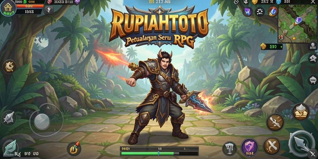 Gameplay seru di dunia fantasi penuh petualangan.
