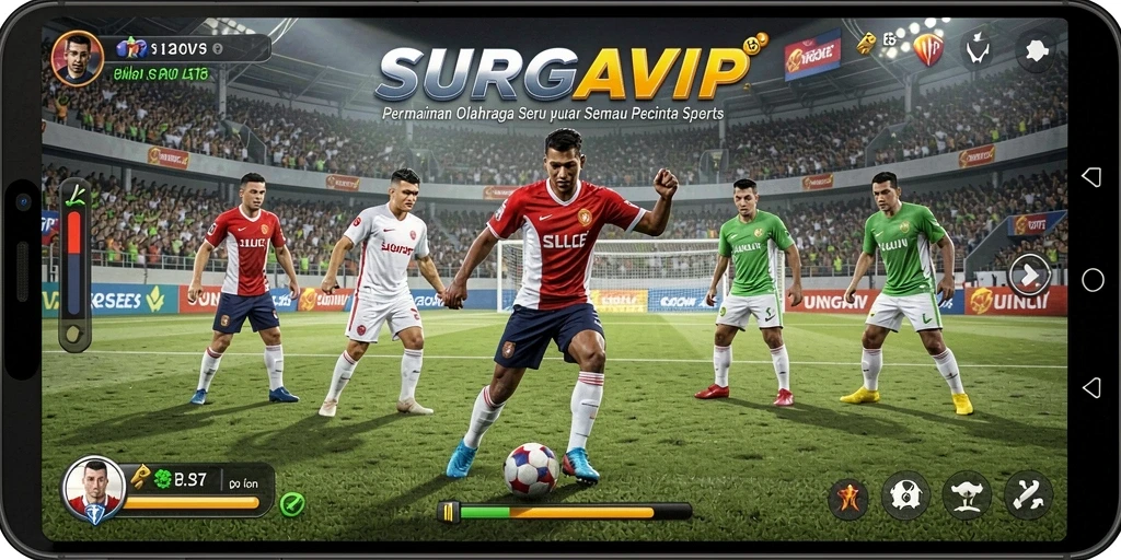 Tampilan gameplay SURGAVIP yang menegangkan dan interaktif.