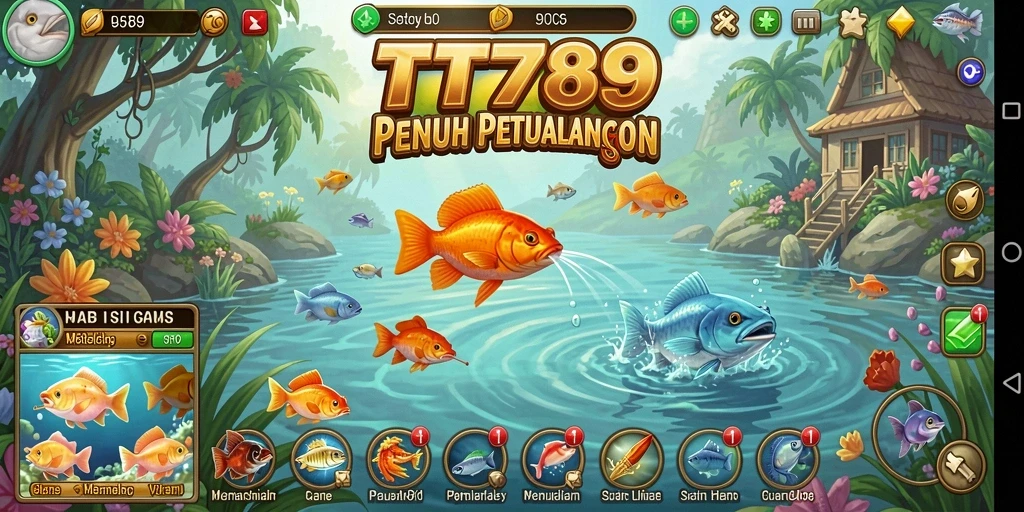 Tampilan gameplay TT789: sensasi memancing yang menegangkan.