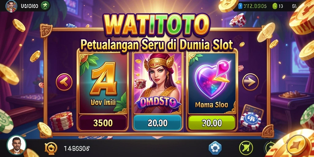 Tampilan gameplay WATITOTO yang menawan dan seru di dunia Slot.
