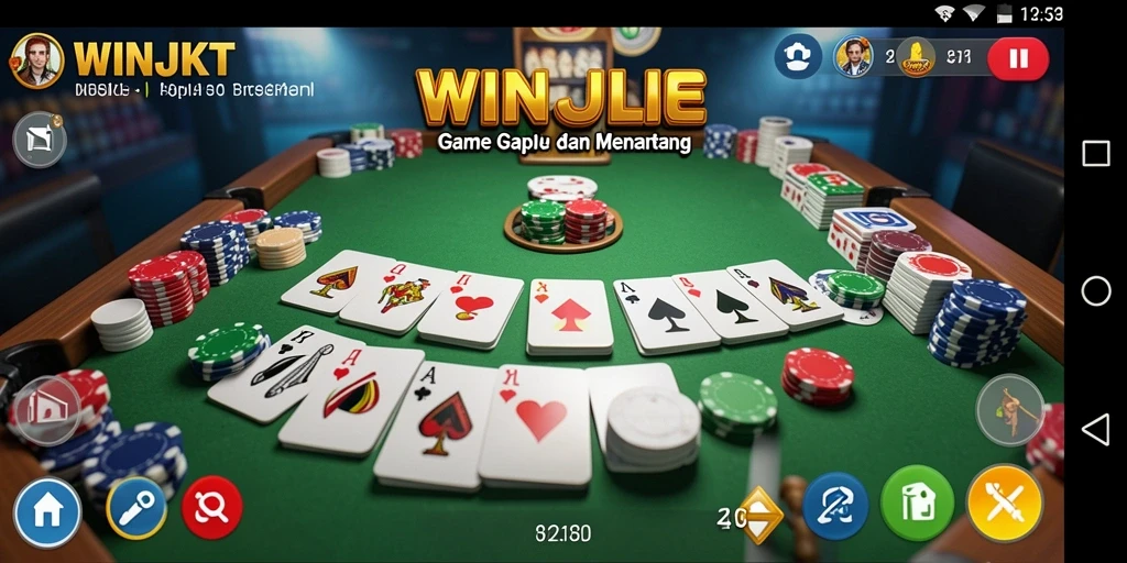 Tampilan gameplay seru dan interaktif dari WINJKT.